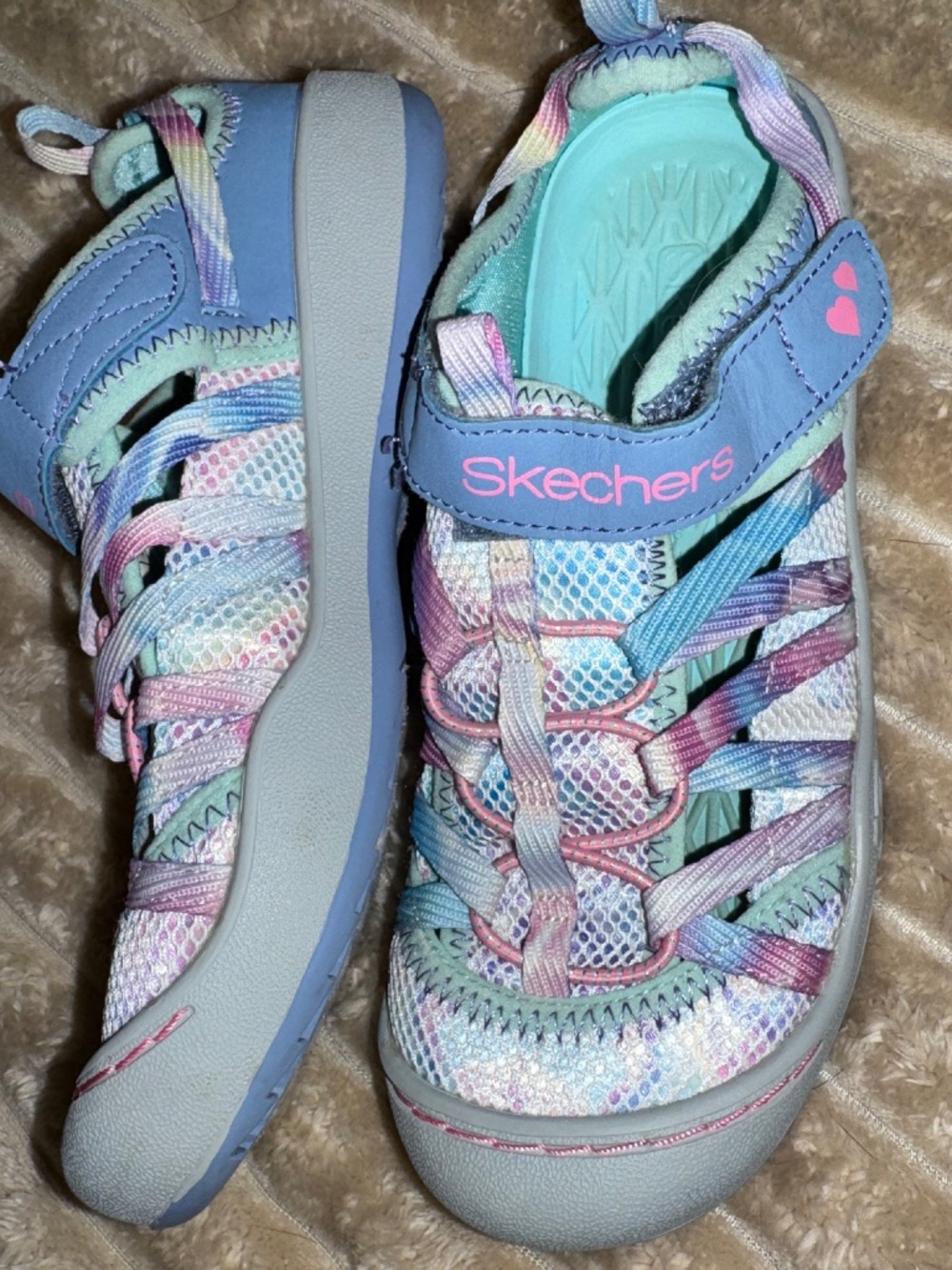 Girls Skechers Summer Steps 2.0 - Sunset Peak Sandals Size US 2 youth, outdoors​